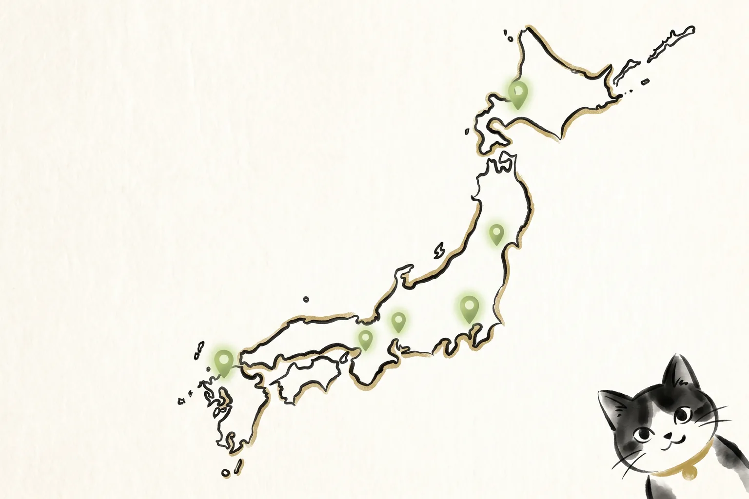 全国詩吟教室マップ